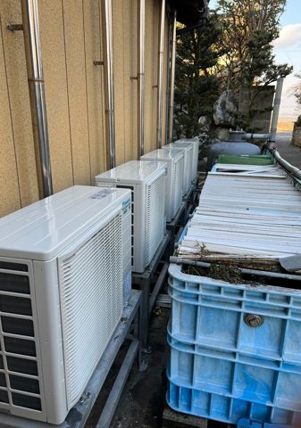 機材搬入・施工準備